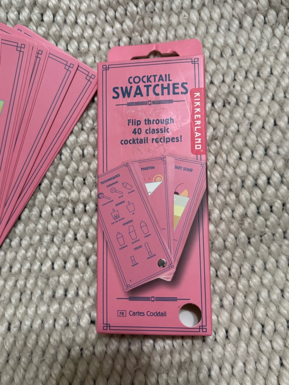Cocktail Swatches Flip Deck - 40 Classic Recipes. Brand new - taken out for pics - Picture 2 of 6